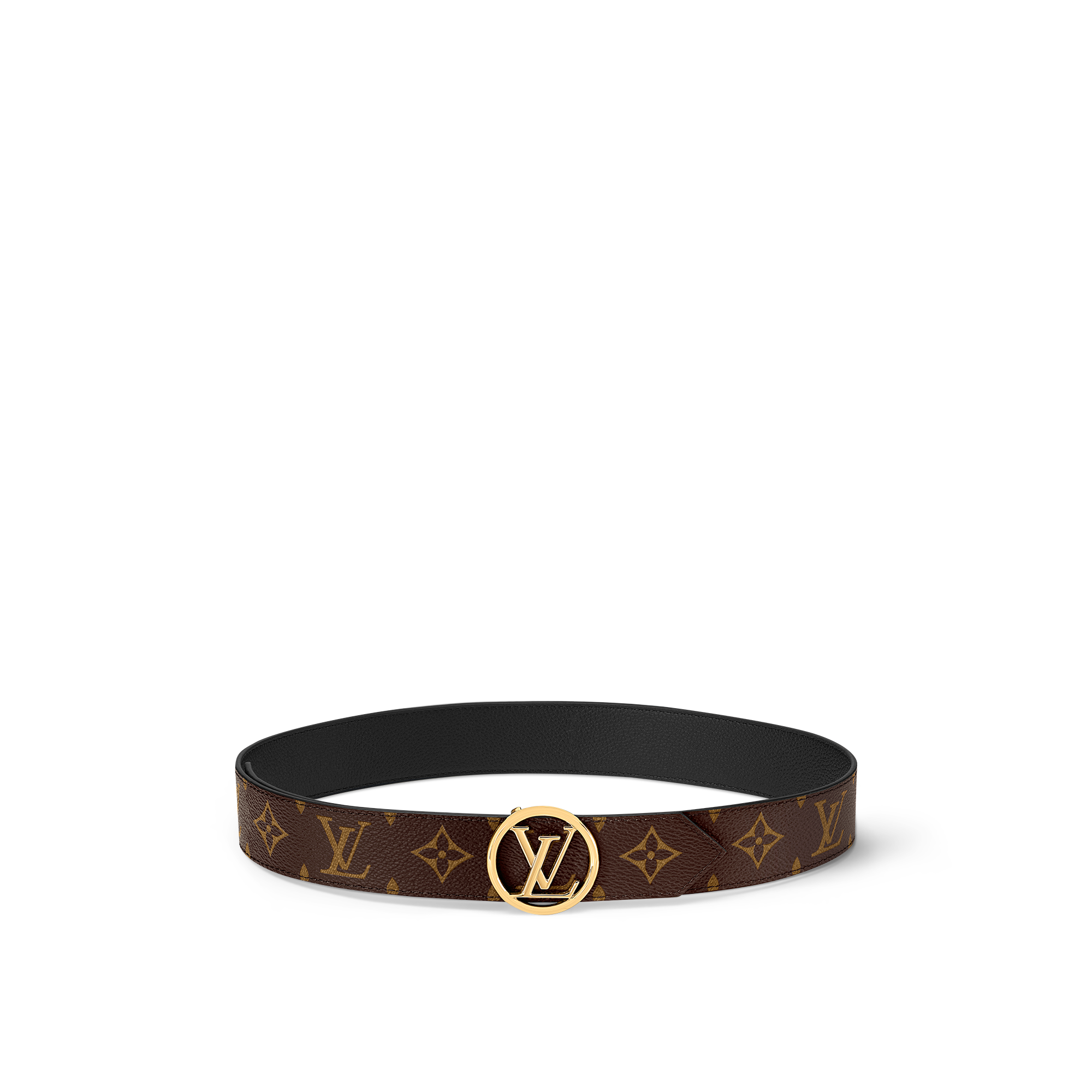 ベルト・LV サークル 35MM リバーシブル モノグラム｜ルイ